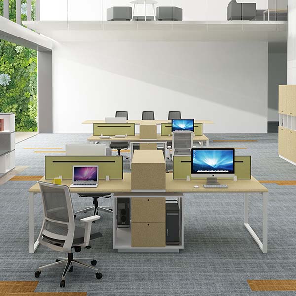 100% Original Factory Mesh Backrest Chair - Atwork open office space /4-seat workstations/Bench/staff workstation – Saosen