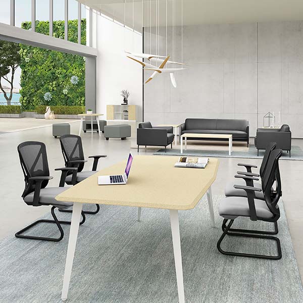 Reasonable price for Office Desk System - Manufacturer for Large Size Conference Table Modern Style Wooden Office Furniture Steel Frame Meeting Desk – Saosen