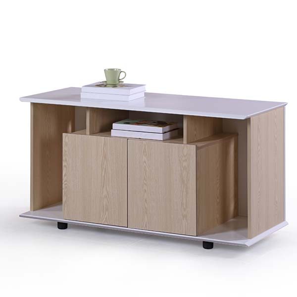 Short Lead Time for Cabinet For Tea Room - Neofront powder coated MDF office furniture / manager table with return/side cabinet/lateral files – Saosen