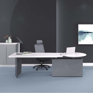 OEM/ODM Manufacturer Wood Veneer Office Table Furniture - Neofront function executive table/ Director desk/ adjustable desk/electrical table – Saosen