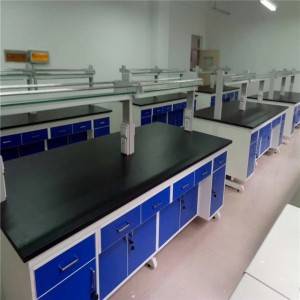 factory Outlets for Lab Wall Bench -<br />
 Physical Lab Furniture center bench - Sateri 