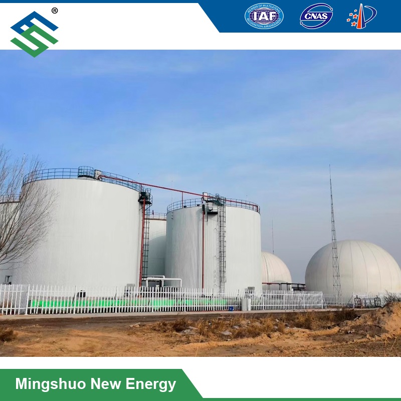 10,000 Cubic Meters Biogas Plant for cow farm