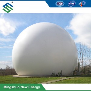 Constant Pressure Dual Membrane Biogas Storage Holder
