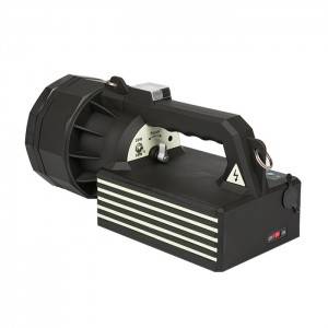 30/50W HID strong light searchlight, beam distance 1KM, portable searchlight rechargeable rescue searchlight