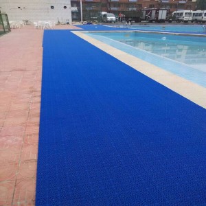 Anti-slip mat for swimming pool
