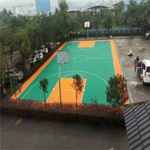 portable sports interlocking tiles outdoor basketball tennis court