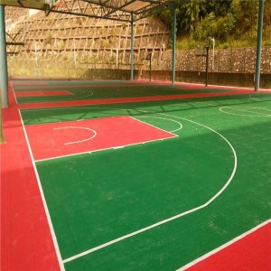 High Quality Basketball Court Plastic Tile for Outdoor Basketball Court Floor