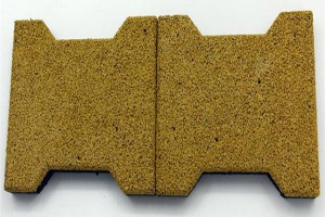 Dog bone rubber flooring/ Rubber Pave