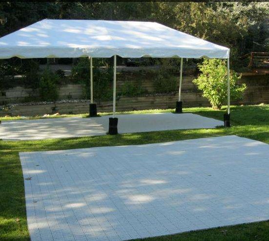 Manufacturer of Interlocking Fitness Tile -
 Rolled up Grass Protection Floor Tents Flooring For Events  – Secourt