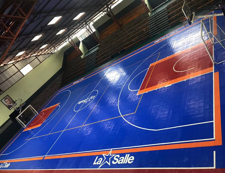 Professional China Badminton Mat -
 Flat surface solid color modular futsal court  – Secourt