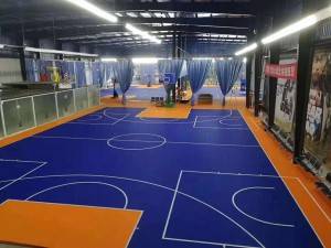 Futsal Court Portable interlocking floor tiles floor for school indoor Indoor Tennis Carpet