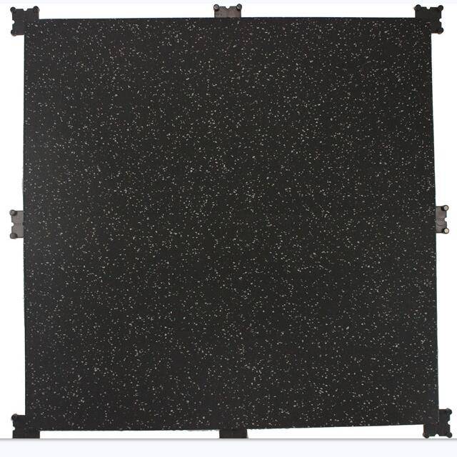 Good Quality Modular Sport Tiles -
 Shock absorbing gym rubber floor mat  – Secourt