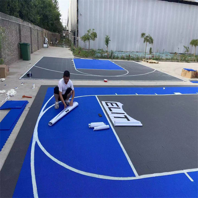 Short Lead Time for Used Futsal Flooring Court -
 Polypropylene diy outdoor basketball court flooring for backyard – Secourt