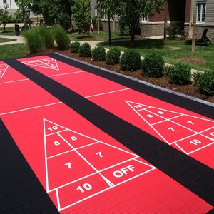 PP material Movable Shuffleboard Court