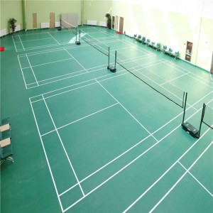 Cheap badminton pvc flooring badminton court price