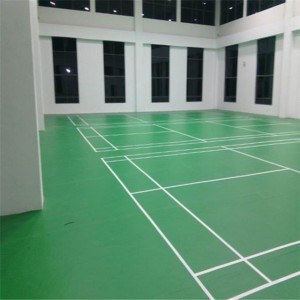 Cheap badminton pvc flooring badminton court price