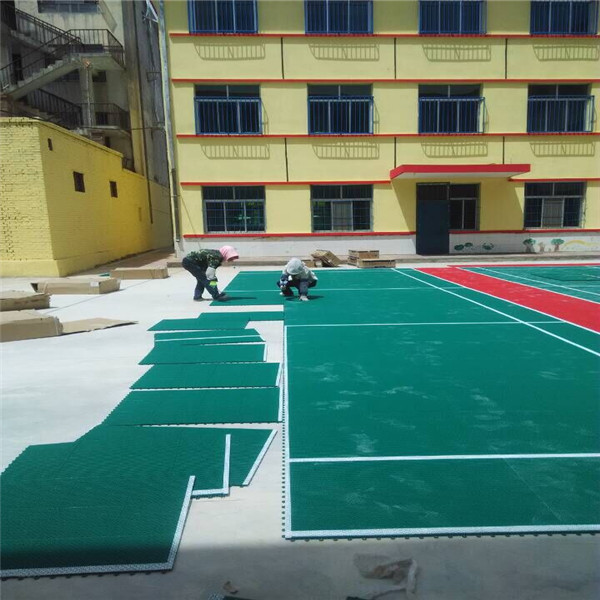 Factory supplied Multi Use Sport Court -
 Intelligent PP interlocking portable Plastic Sports Flooring For Tennis Court Surface  – Secourt