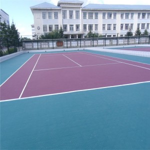 Temporary Mini Tennis Court Size Modular PP material Tennis Court For sale
