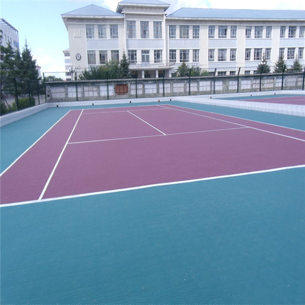 Temporary Mini Tennis Court Size Modular PP material Tennis Court For sale Featured Image