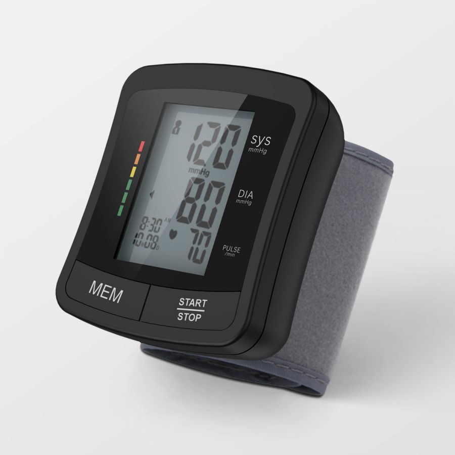 Health Reminder Smart Digital Automatic Wrist Blood Pressure Monitor DBP-2206