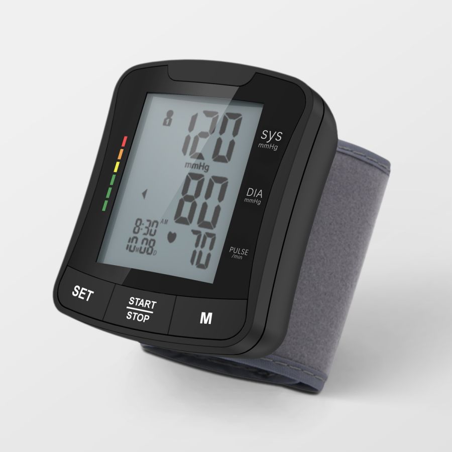 Electronic 120 Memory Average Function Free Digital Blood Pressure Meter DBP-2208