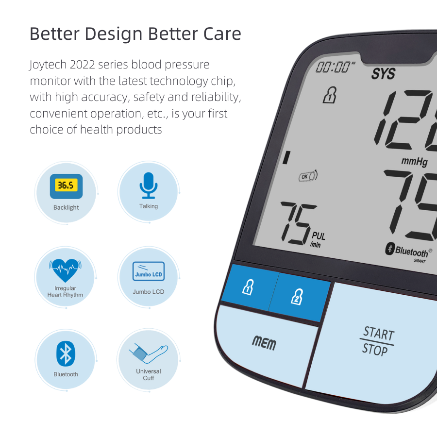 2022 Series Blood Pressure Monitor DBP-6185