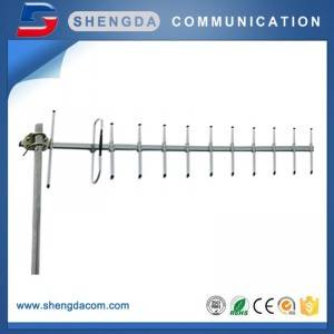 Popular Design for Tram Antenna - UHF Yagi antenna outdoor 12 elements brocast dipole antenna  – ShengDa