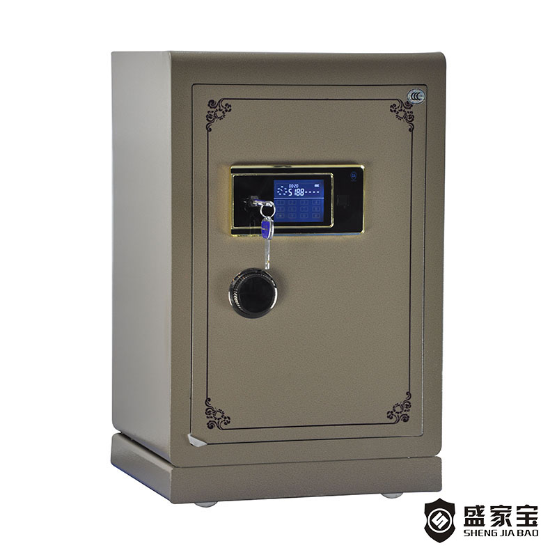 Wholesale Excellent Electronic Office Safe - SHENGJIABAO Theft-Proof Intelligent Touch Screen CE Electronic Office Cofres Safety Box SJB-SL63BDH – Wansheng