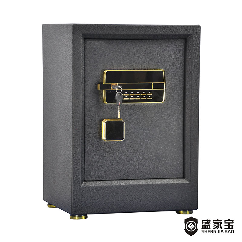 Chinese Professional Electronic Office Cofres - SHENGJIABAO Anti-Burglar Iron Steel LCD Home Coffer Office Money Bank For Cash and File SJB-S60BCH – Wansheng