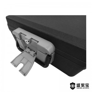 SHENGJIABAO Portable Key Lock Fire Chest Fire Safe Well Protect Jewellery and Documents SJB-KSFC3