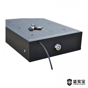 SHENGJIABAO Matt Black Portable Confidential Drawer Safe Box For Handgun With Digital Code SJB-SP28