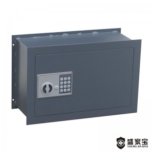 SHENGJIABAO Embedded Safe Box Model Wall Cassaforte With Laser Cutting Door Frame SJB-W49EW