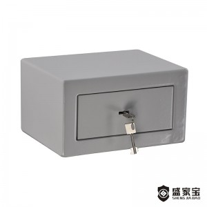 SHENGJIABAO Key Lock Mini Cheap Metal Fireproof Safe Box For Home and Office SJB-FS17K