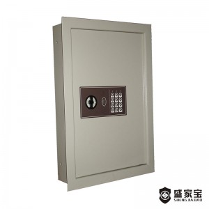 SHENGJIABAO American Style Narrow Deep Hidden In-room Wall Safe Storage Locker SJB-W53EW
