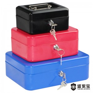 SHENGJIABAO lumini Portable Cash Box Money Tray 10 "Per Home è Office SJB-250CB
