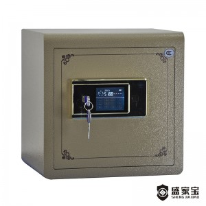Pejabat Digital SHENGJIABAO Safe Manufacturer Laser Cut Caja Fuerte dengan pusingan Corner Design SJB-SL40BD