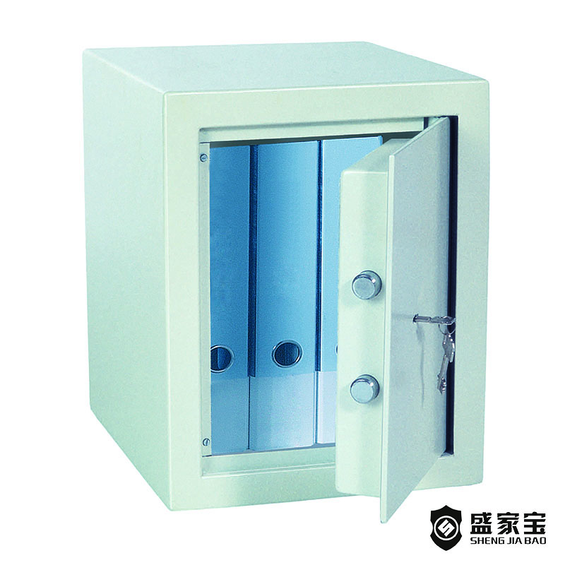Chinese Professional Fireproof Cassaforte - SHENGJIABAO Heavy Metal Key Lock Fireproof Safe Cabinet Home Use SJB-FS43K – Wansheng