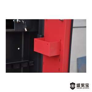 SHENGJIABAO Deluxe Laser Cutting Construction Key Lock Ammo Safe Gun Caja Fuerte SJB-G138K5L