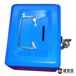 SHENGJIABAO Custom OEM Key Lock depozitni novac Box s prorezom 6 "SJB-150CB-D