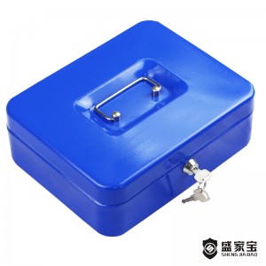 SHENGJIABAO Different Sizes Portable Cash Box Money Tray 10″ For Home and Office SJB-250CB