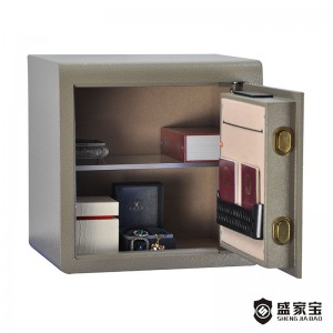 SHENGJIABAO Safe Manufacturer Laser Cut Digital Office Caja Fuerte With Round Corner Design SJB-SL40BD