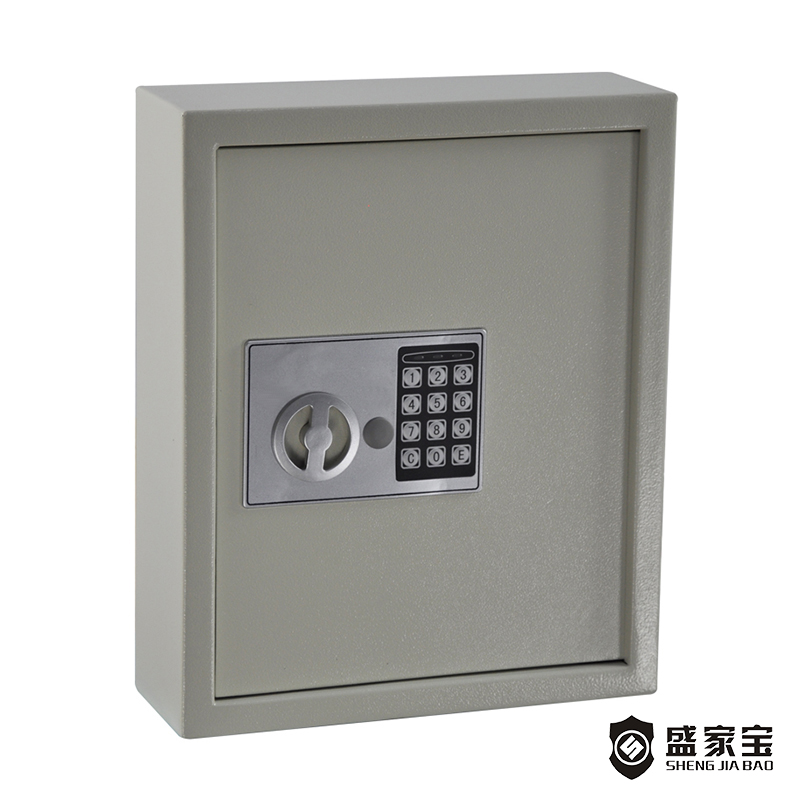 Chinese wholesale Wall Mounted Key Lock Key Storage Box - SHENGJIABAO Electronic Home and Office Key Safe Key Cabinet 34 keys SJB-KC34EW – Wansheng