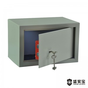 SHENGJIABAO Mechanical System Key Lock Safe Box For Home and Office SJB-20K
