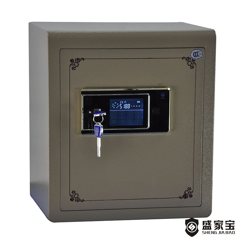 Factory Supply Shengjiabao Electronic Office Safe - SHENGJIABAO Premium Design Touch Display Home Hotel Use Electronic Security Safe Cabinet SJB-SL45BD – Wansheng