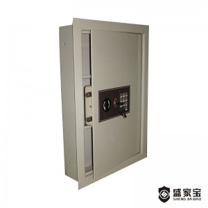 SHENGJIABAO American Style Narrow Deep Hidden In-room Wall Safe Storage Locker SJB-W53EW
