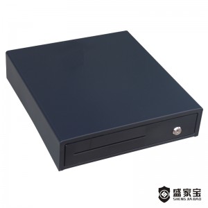 SHENGJIABAO Smart Billing Tray Solid Steel Deposit Money Box With POS System SJB-335CD