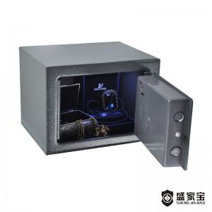 SHENGJIABAO Mest populære Intelligent Liten elektronisk safe Stash Box for hjem og kontor SJB-S17EW