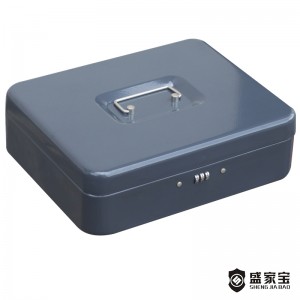 SHENGJIABAO China Manufacturer Metal Shop Cash Storage Money Box With Combination Lock 12″ SJB-300CBM