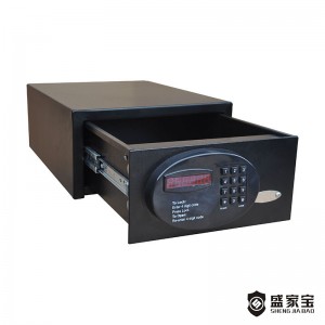 SHENGJIABAO Electronic Motorized System LCD Hotel Drawer Safe SJB-M180DD