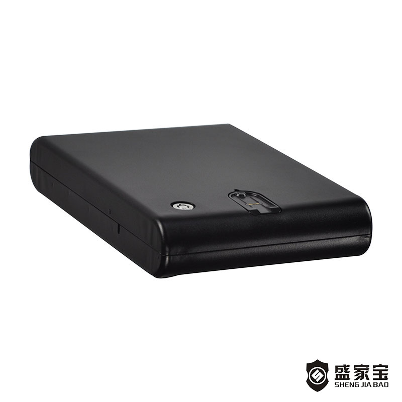 New Arrival China Security Safe Box Portable For Home And Car - SHENGJIABAO China Biometric Optical or Swipe Fingerprint Portable Pistol Gun Safe Vehicle Locker SJB-SPF27 – Wansheng